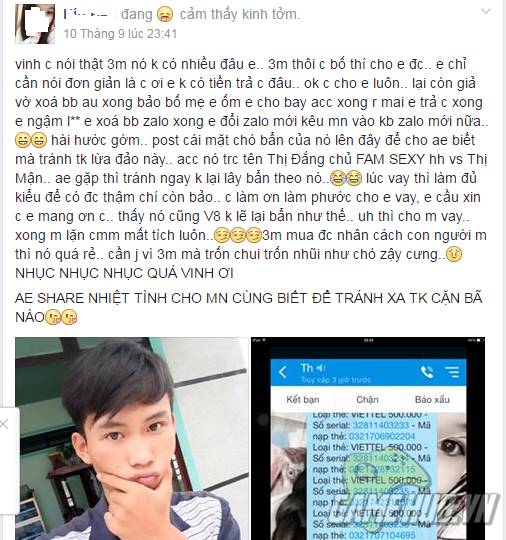 Au Mobile: Viện cớ bố mẹ ốm nặng để lừa đảo 3 triệu đồng