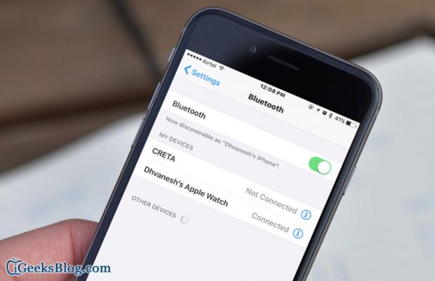 Hướng dẫn sửa lỗi Bluetooth không hoạt động trên iOS 10 [HOT]