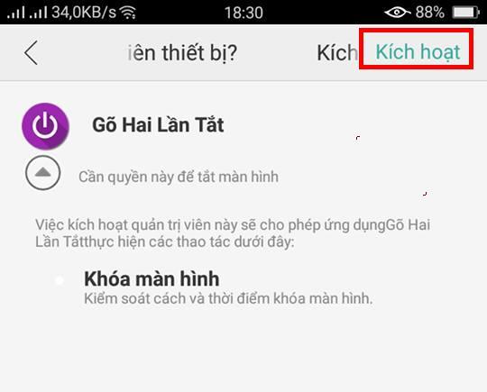 Đem tính năng chạm 2 lần để tắt màn hình lên mọi máy Android