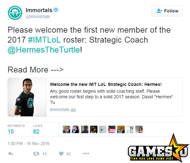 [LMHT] IMT có HLV mới, cựu tuyển thủ của ROX “bơ vơ”