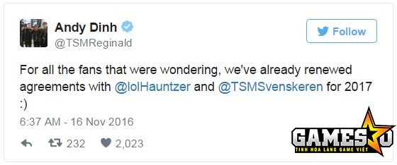 [LMHT] TSM giữ chân thành công Hauntzer và Svenskeren