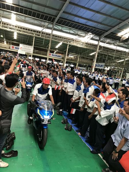 [VIDEO] Suzuki GSX-R150 đã chính thức lăn bánh khỏi dây chuyền sản xuất