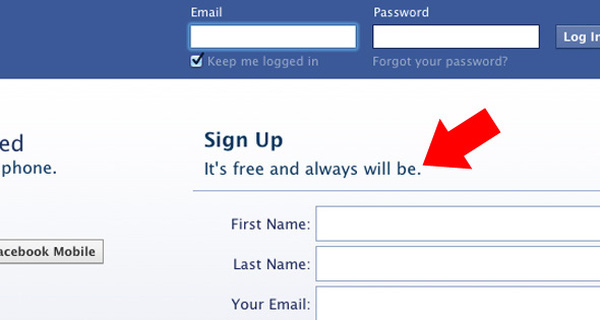 Người dùng phải trả giá vì dùng Facebook miễn phí?