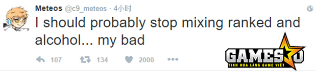[LMHT] Meteos say xỉn rồi vào “phá game”