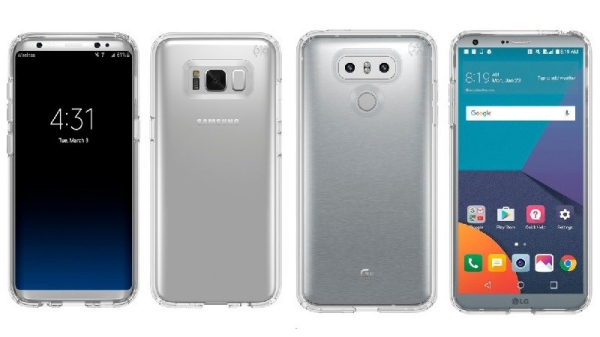 Galaxy S8 và LG G6 – hai mẫu smartphone cao cấp 2017 lộ ảnh đặt ngay cạnh nhau