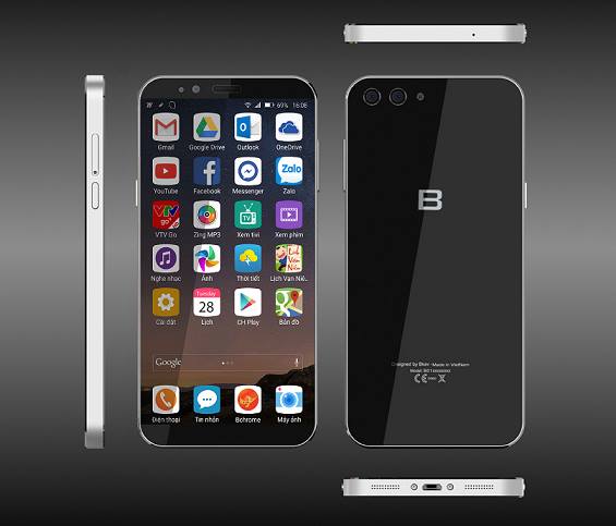Xuất hiện ảnh dựng của "siêu phẩm" Bphone 2