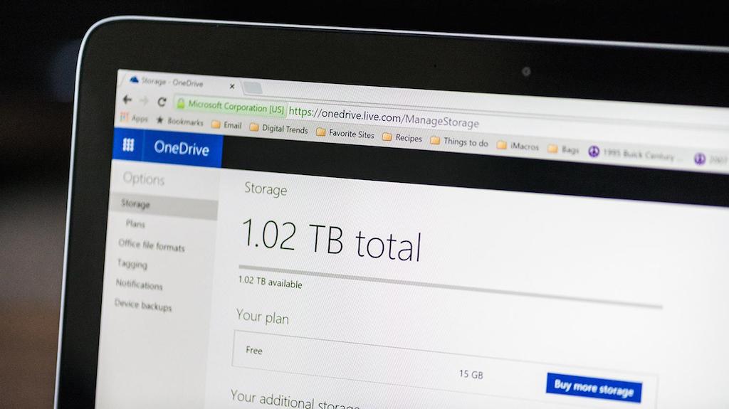 Microsoft giới hạn dung lượng lưu trữ trên OneDrive xuống chỉ còn 1TB
