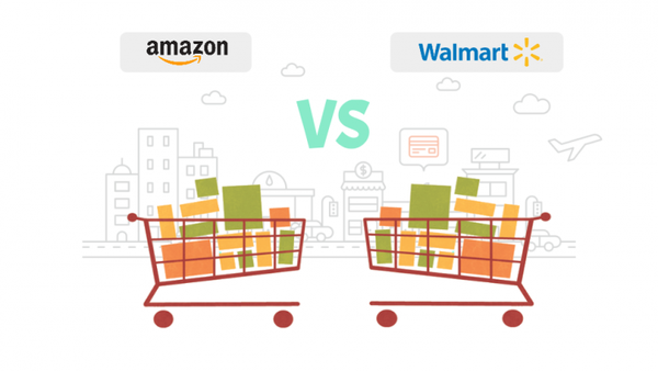 Các nhãn hàng ở Mỹ lao đao vì cuộc chiến giá khốc liệt giữa Amazon và Walmart