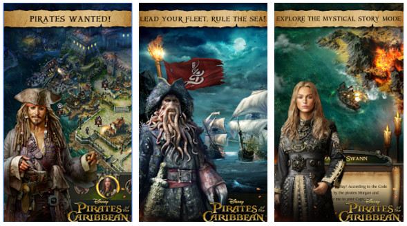 [Android/iOS] Cùng trải nghiệm game Pirates of Caribbean với phiên bản mobile đậm tính chiến thuật