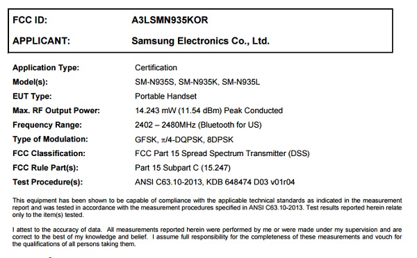 Galaxy Note 7 tân trang đạt chứng nhận quan trọng
