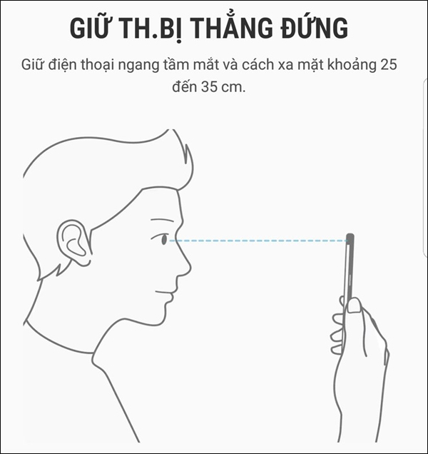 Hướng dẫn quét mống mắt hiệu quả trên Galaxy S8