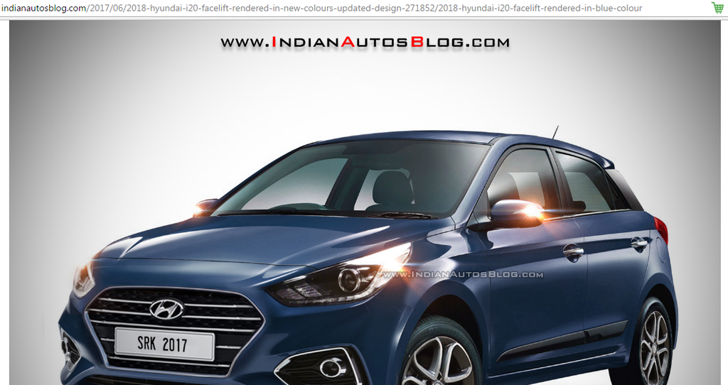 Hyundai i20 2018 tiếp tục được dự đoán sẽ có nhiều màu sắc và nâng cấp mới