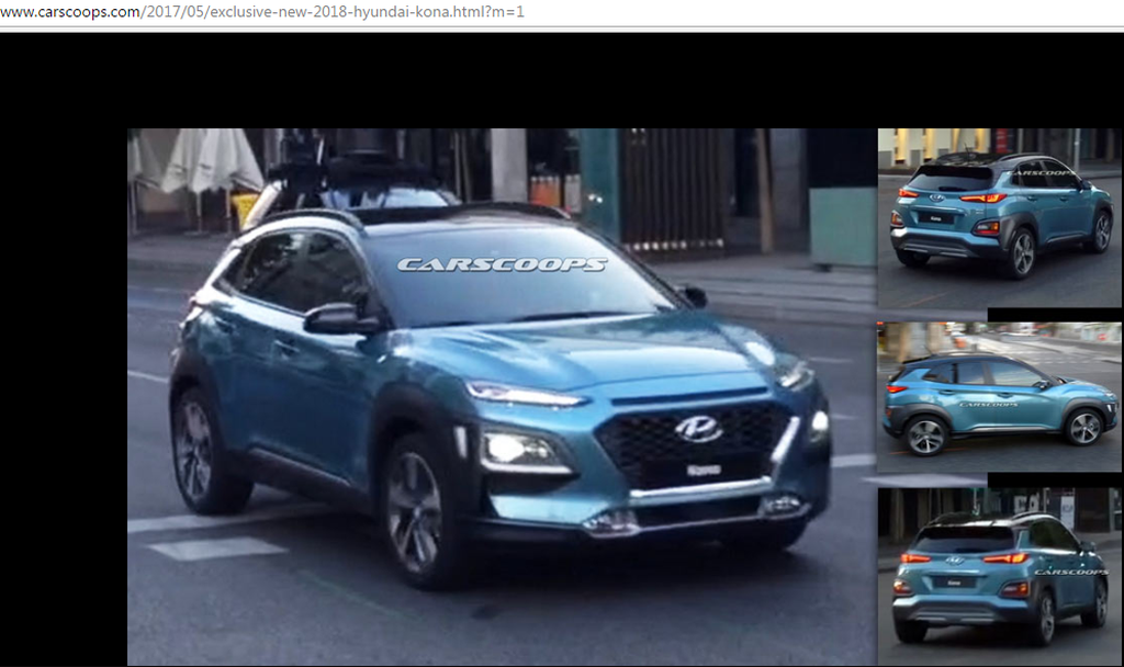 Hyundai Kona mới sẽ ra mắt vào 13/6/2017