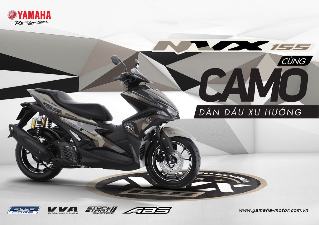 Yamaha NVX 155 Camo Limited sành điệu 53 triệu