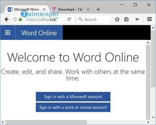 Word Online, cách dùng, soạn thảo, lưu văn bản, xem lại văn bản » Cập nhật  tin tức Công Nghệ mới nhất 