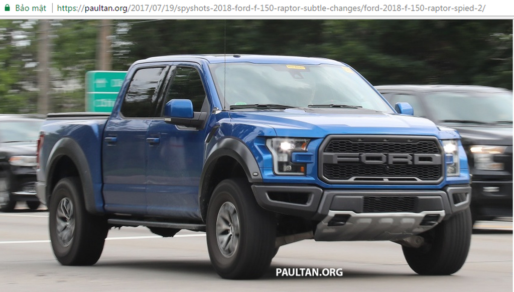 Bắt gặp Ford F-150 Raptor 2018 gần như đã hoàn chỉnh trên đường phố