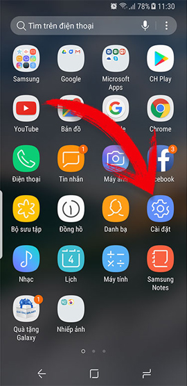 Cách đổi phím tắt ứng dụng trên màn hình khóa Galaxy S8