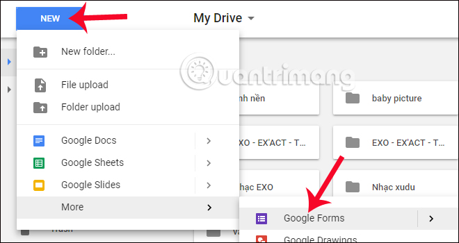 Cách tạo biểu mẫu Google Form trên Google Drive » Cập nhật tin tức Công Nghệ mới nhất | Trangcongnghe.vn