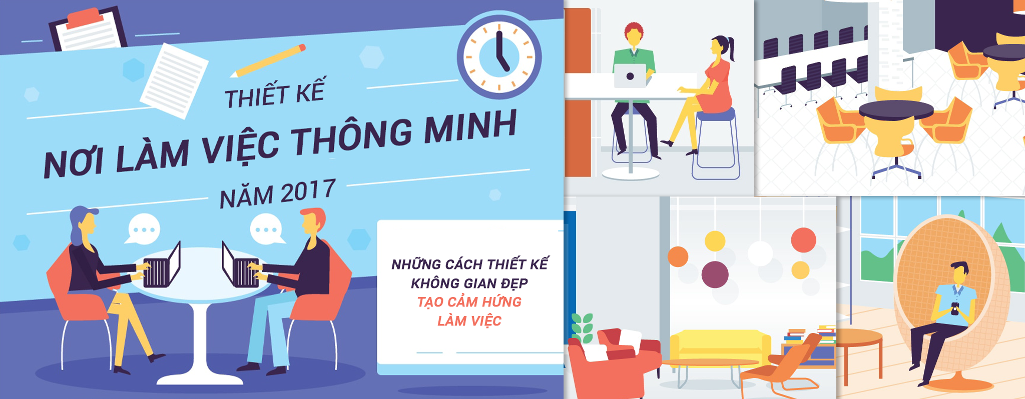 [Infographic] Thiết kế không gian làm việc thông minh