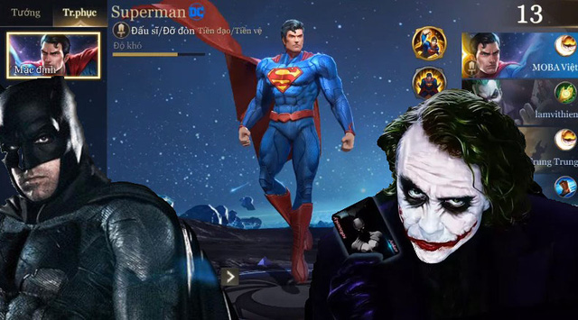 Sau Batman sẽ đến lượt Joker và Superman khuấy đảo đấu trường Liên Quân  Mobile » Cập nhật tin tức Công Nghệ mới nhất 