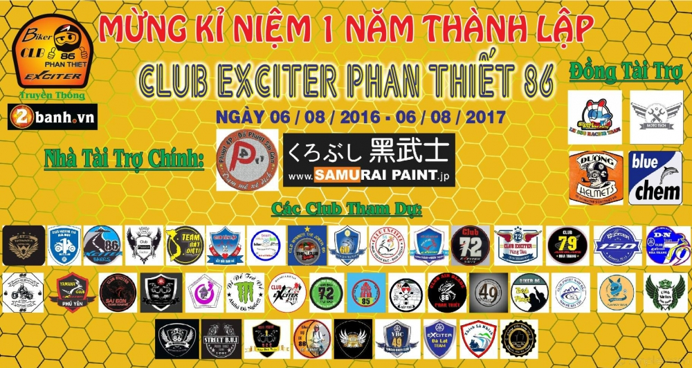 Club Exciter Phan Thiết 86 mừng kỉ niệm I năm thành lập » Cập nhật tin tức  Công Nghệ mới nhất 