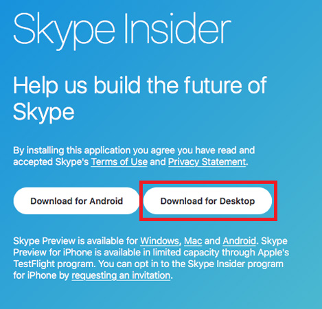 Dùng thử ứng dụng Skype mới được thiết kế lại trên Mac và Windows