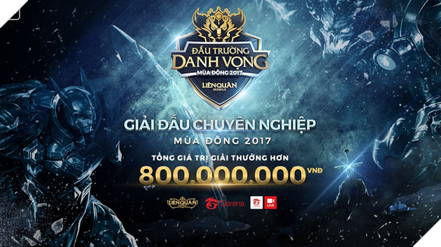 Đấu Trường Danh Vọng Mùa Đông 2017 chính thức khởi động với tổng giải thưởng 800 triệu đồng