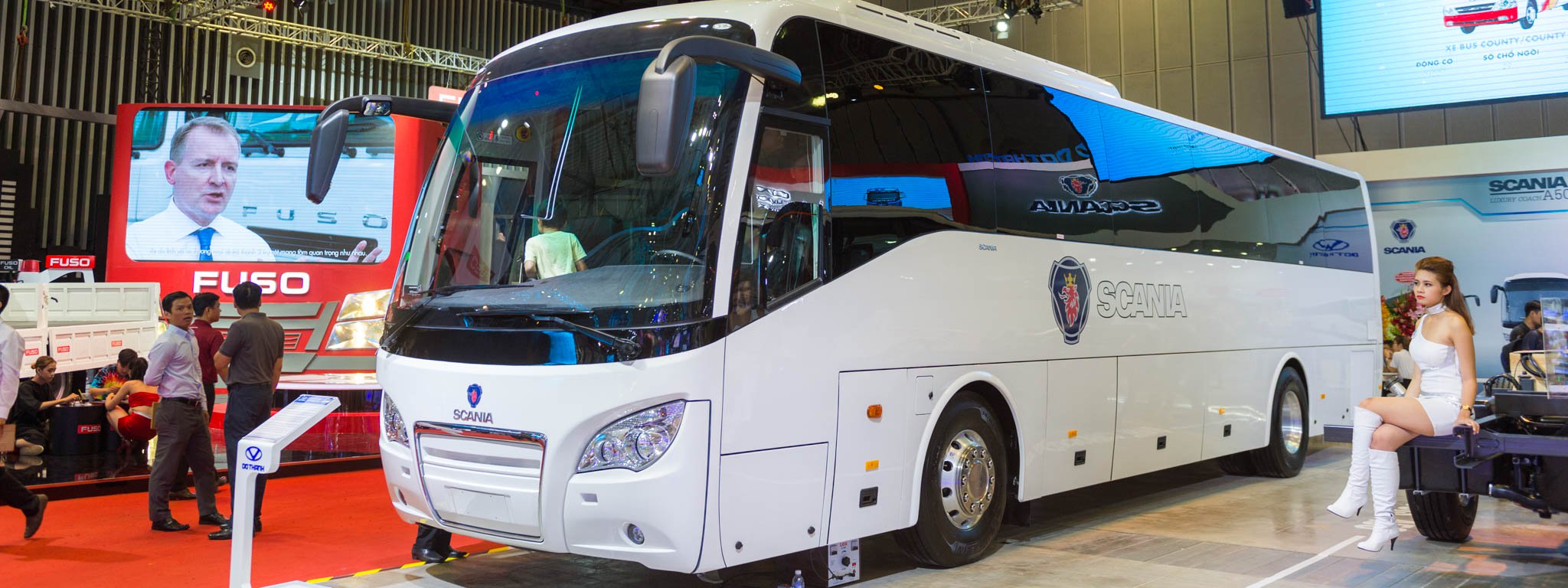 [VMS 2017] Xe buýt 45 chỗ Scania A50, nhập Thuỵ Điển, giá 5 tỷ