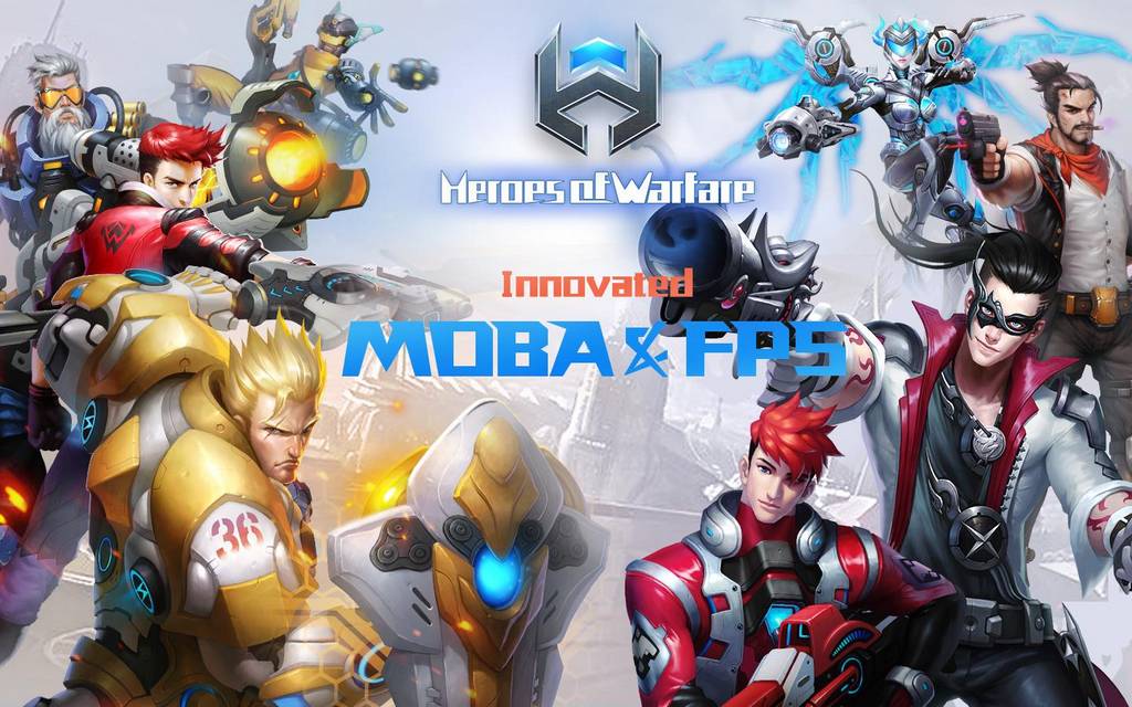 [Android/iOS] Heroes of Warfare - Overwatch bản "nhái" trên mobile nay đã có phiên bản tiếng Anh