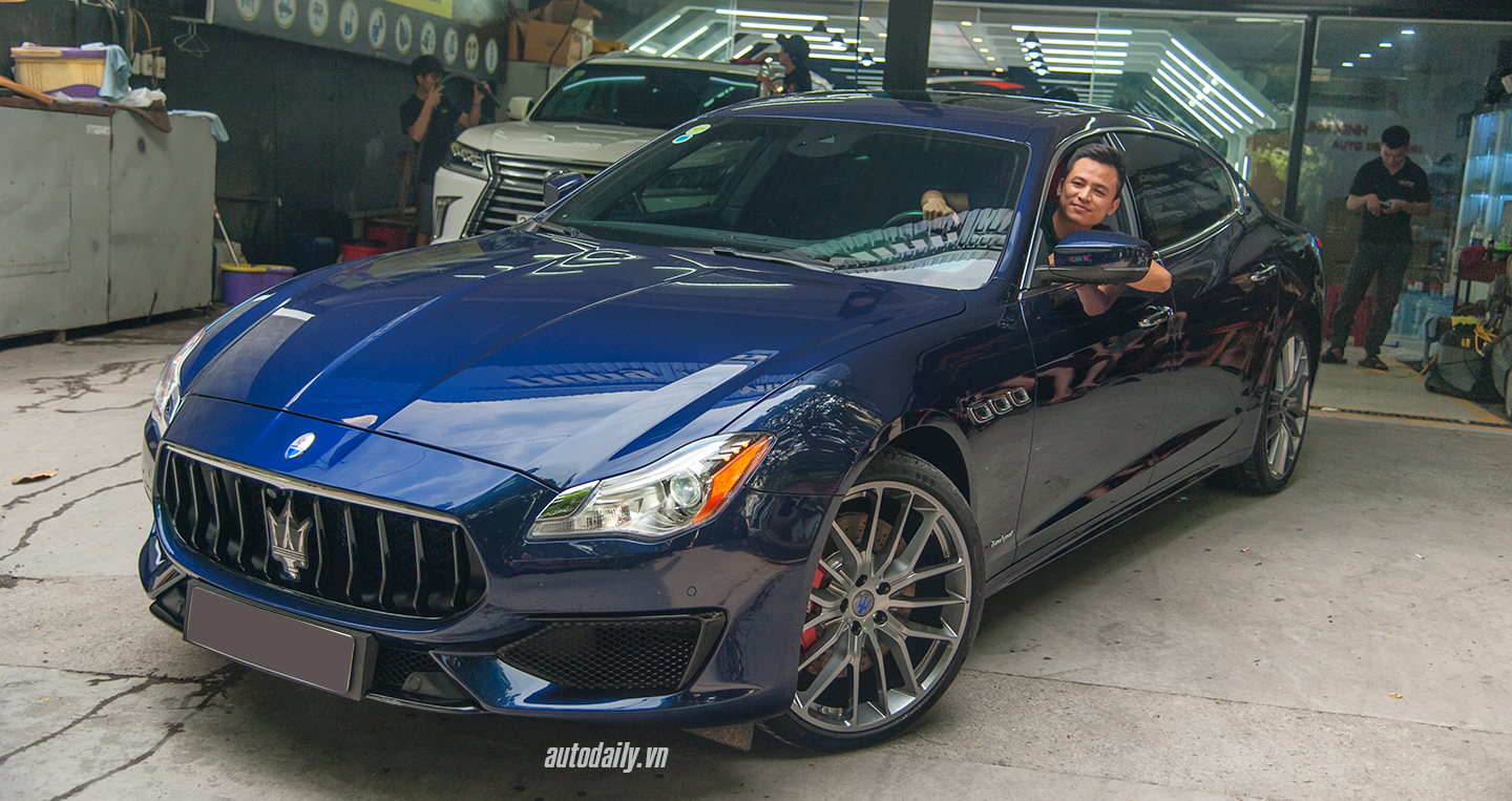 Ảnh chi tiết Maserati Quattroporte GrandSport GTS 2017 độc nhất Việt Nam
