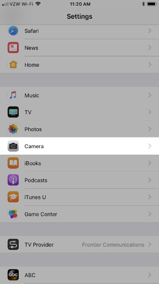 Bật tính năng bí mật của Camera iPhone trên iOS 11