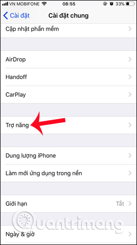 Cách tắt tính năng tự động chỉnh sáng trên iOS 11 » Cập nhật tin tức Công Nghệ mới nhất | Trangcongnghe.vn