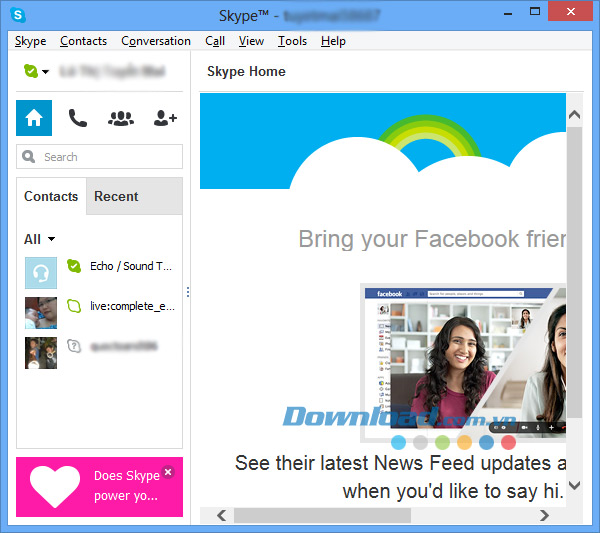 Hướng dẫn thay đổi mật khẩu Skype