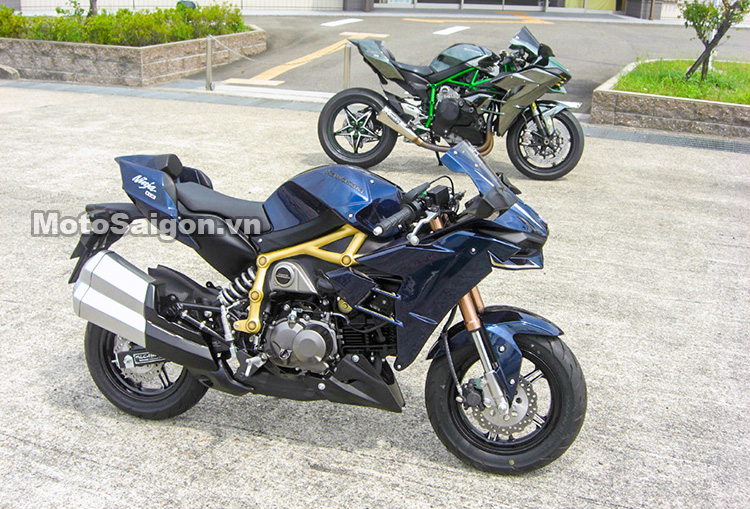 Kawasaki Z125 Pro độ body kit dàn áo Ninja H2 mini cực chuẩn