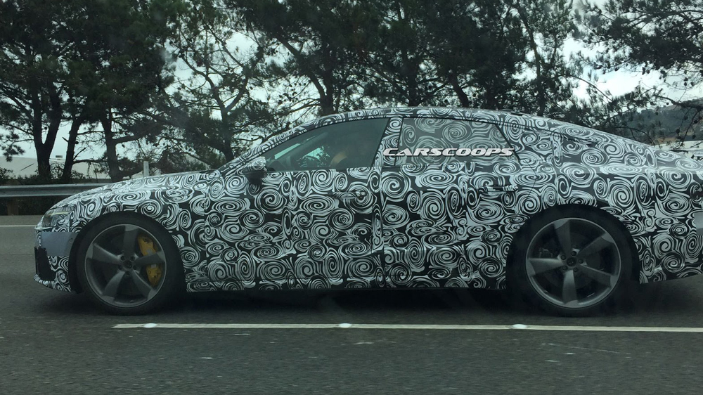 Mẫu Audi RS7 lộ diện hình ảnh trên đường thử