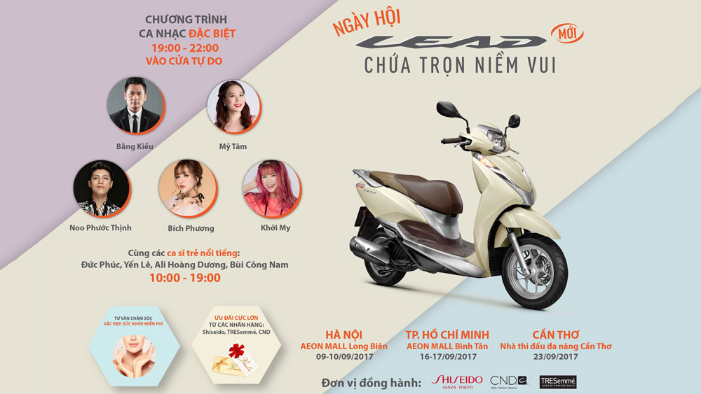 Sắp diễn ra ngày hội xe Honda Lead lớn nhất Việt Nam