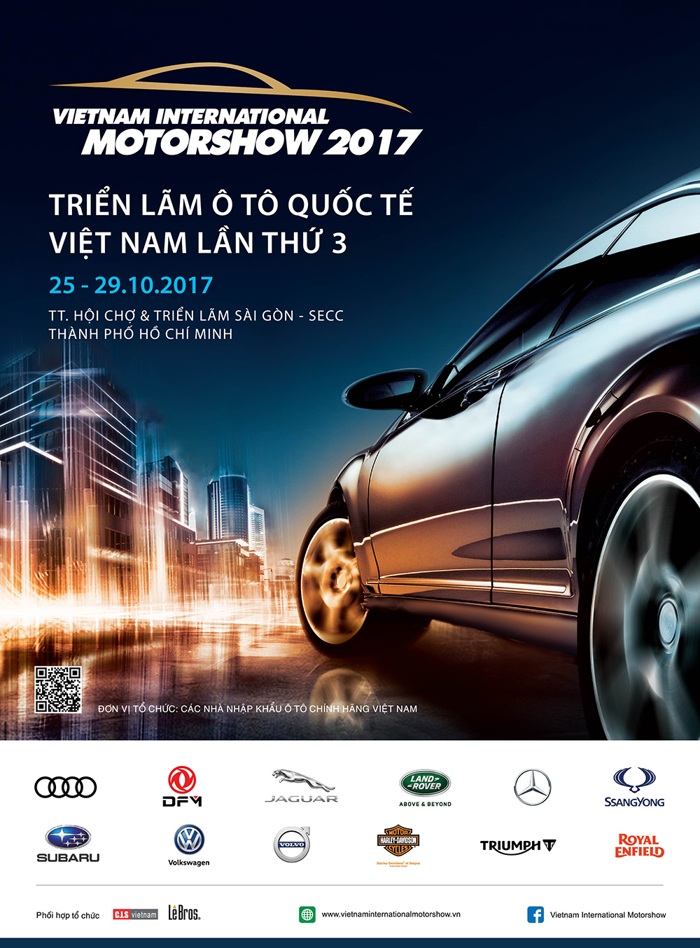 [VIMS 2017] Triển lãm ô tô quốc tế Việt Nam quy tụ 12 thương hiệu xe danh tiếng