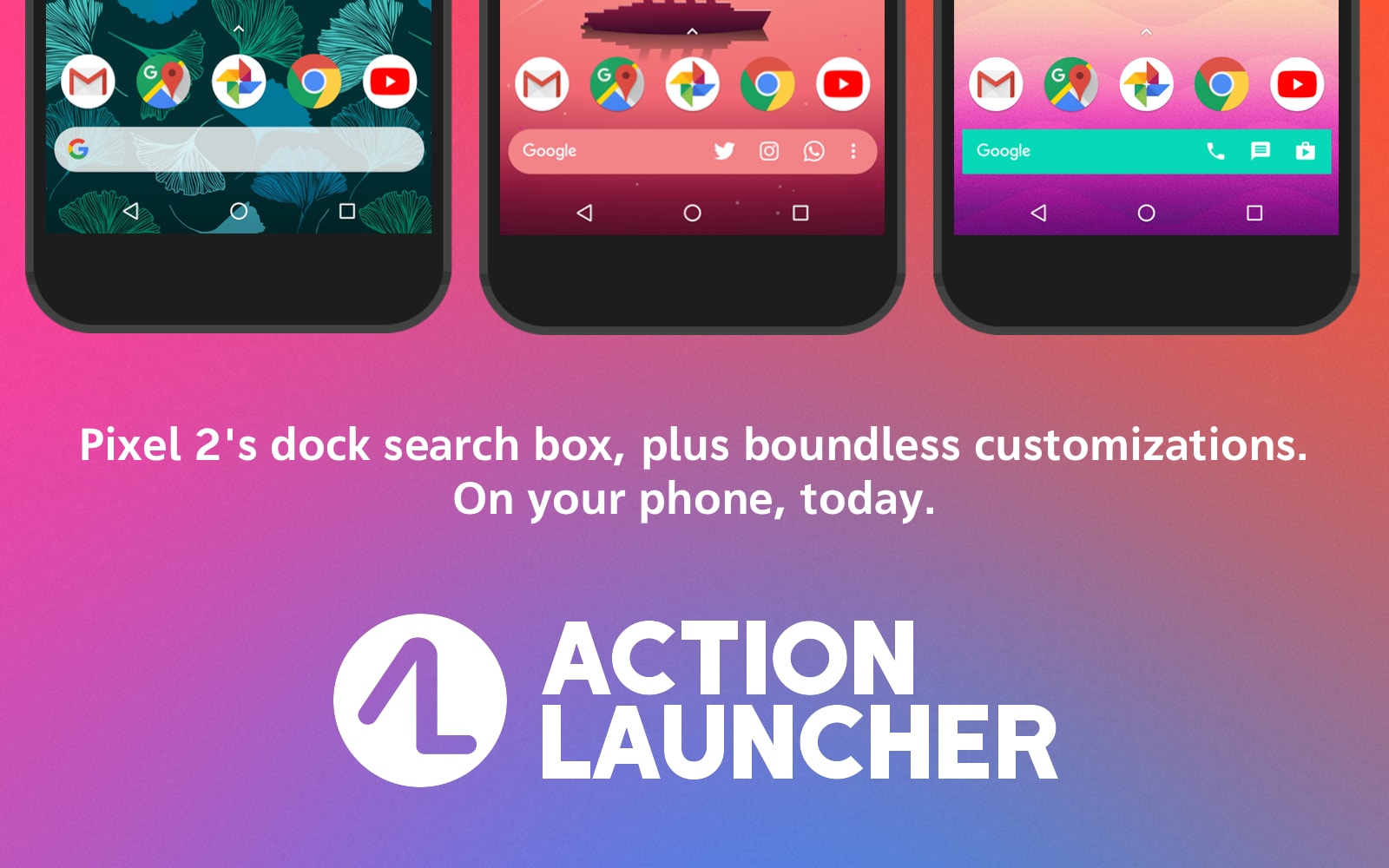 Action Launcher mang Search Box của Pixel 2 lên các máy Android khác kèm theo rất nhiều tùy chỉnh