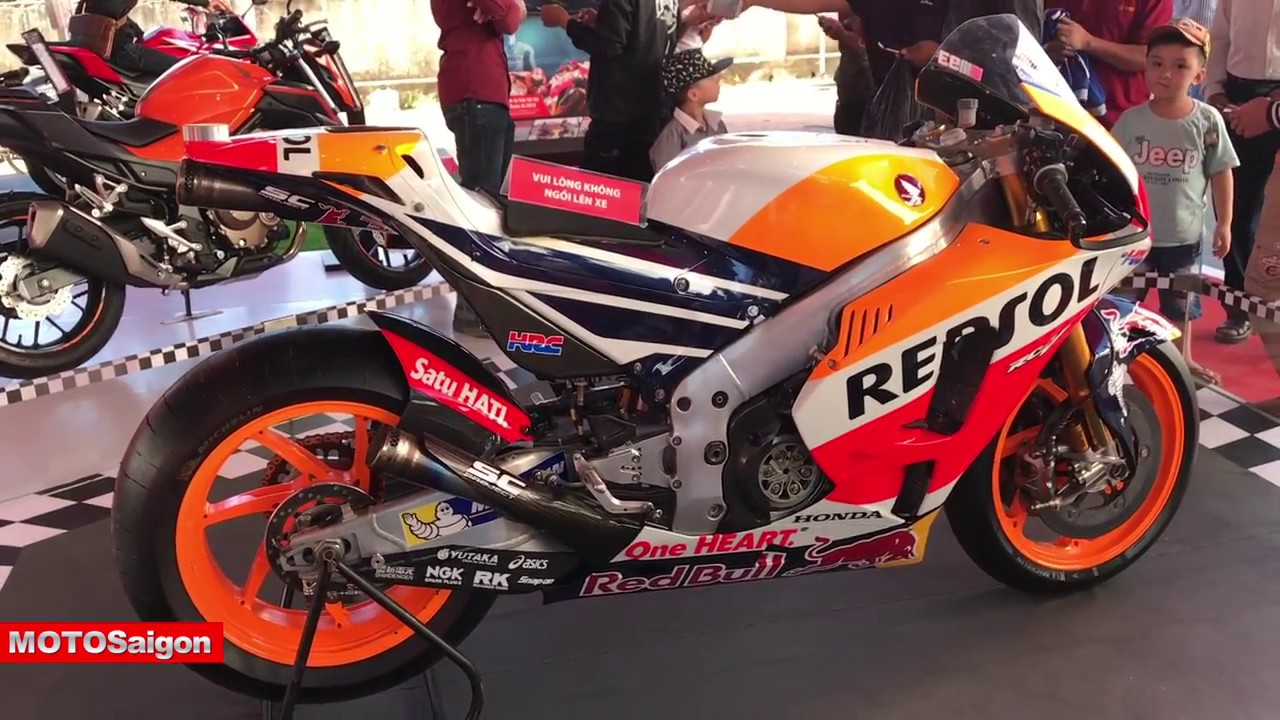Chi tiết Honda RC213V Repsol mẫu xe đua MotoGP của Marc Marquez