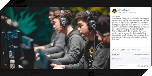 CHÍNH THỨC: Optimus rời GIGABYTE Marines!!