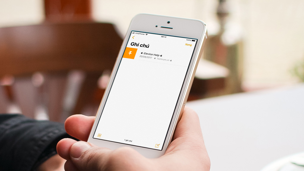 [Cơ bản] Hướng dẫn ghim ghi chú bất kỳ trên iPhone, iPad sử dụng iOS 11