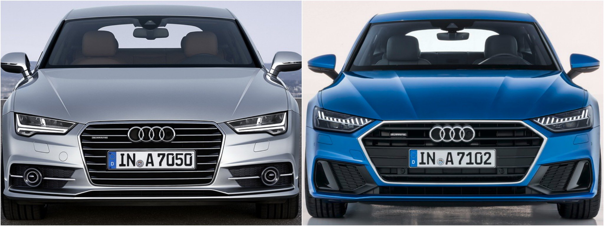 [Hình ảnh] So sánh Audi A7 Sportback 2019 và thế hệ trước