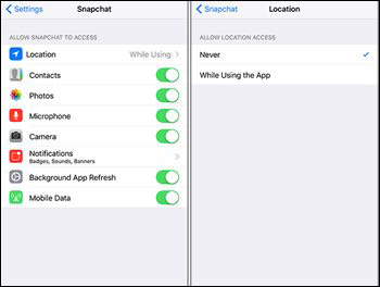 Hướng dẫn sử dụng Snapchat mà không cần chia sẻ vị trí