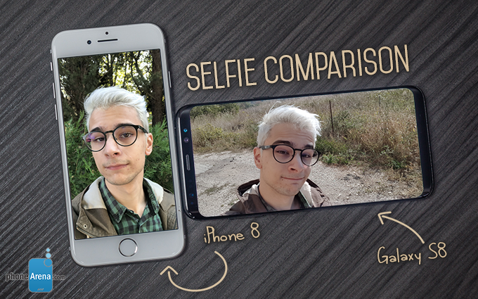 So sánh camera trước của iPhone 8 và Galaxy S8: điện thoại nào “tự sướng” tốt hơn [HOT]