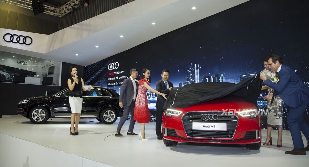 [VIMS 2017] Audi A3 Sportback với trang bị hệ thống hỗ trợ người lái và động cơ thế hệ mới nhất giá 1.55 tỷ đồng