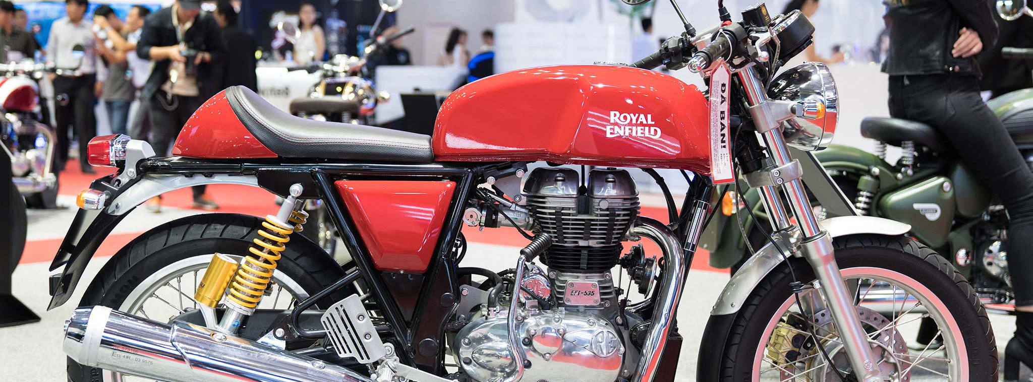 [VIMS 2017] Royal Enfield Continental GT 535: phong cách Cafe Racer, giá chỉ 137 triệu