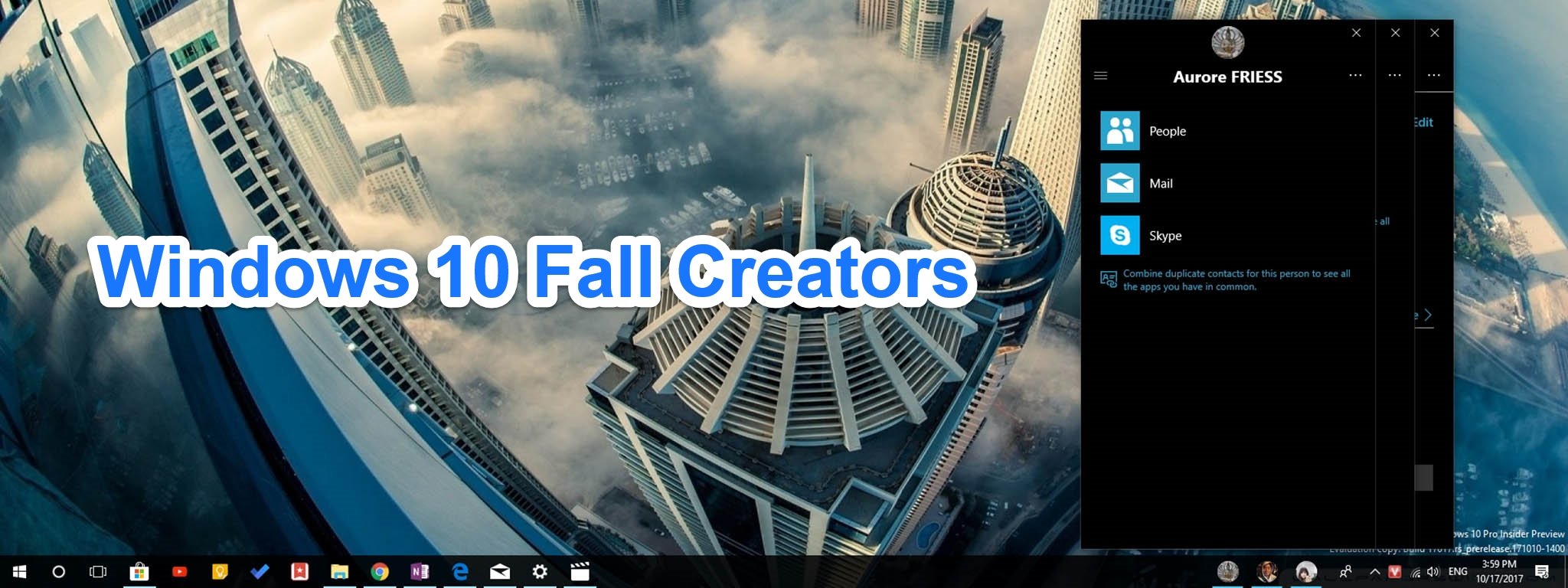 [Windows 10 Fall Creators] Sơ lược những điểm mới trên thanh Taskbar, Start Menu, Action Center