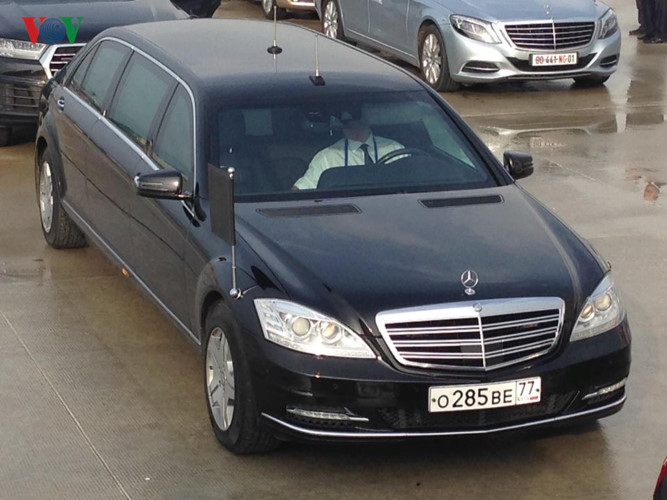 Cận cảnh dàn xe của Tổng thống Nga Putin tại Đà Nẵng