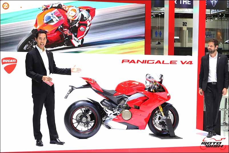DUCATI giới thiệu Ducati V4 Panigale giá mở cửa tại Thái Lan 660 triệu đồng(Moto Expo 2017 )