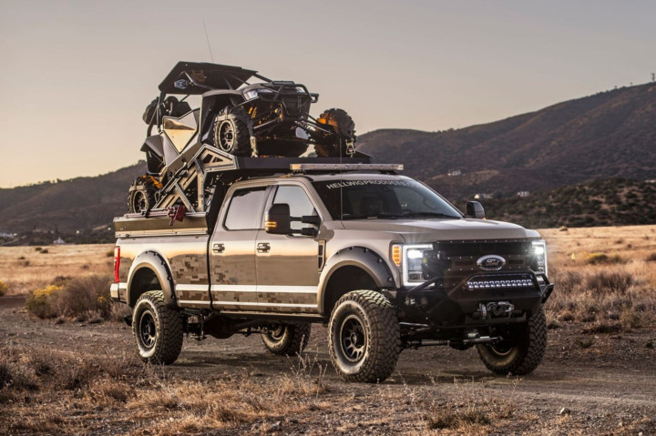 Ford F-350 Recon Adventure với ngoại hình mạnh mẽ và lớp sơn camo kỹ thuật số
